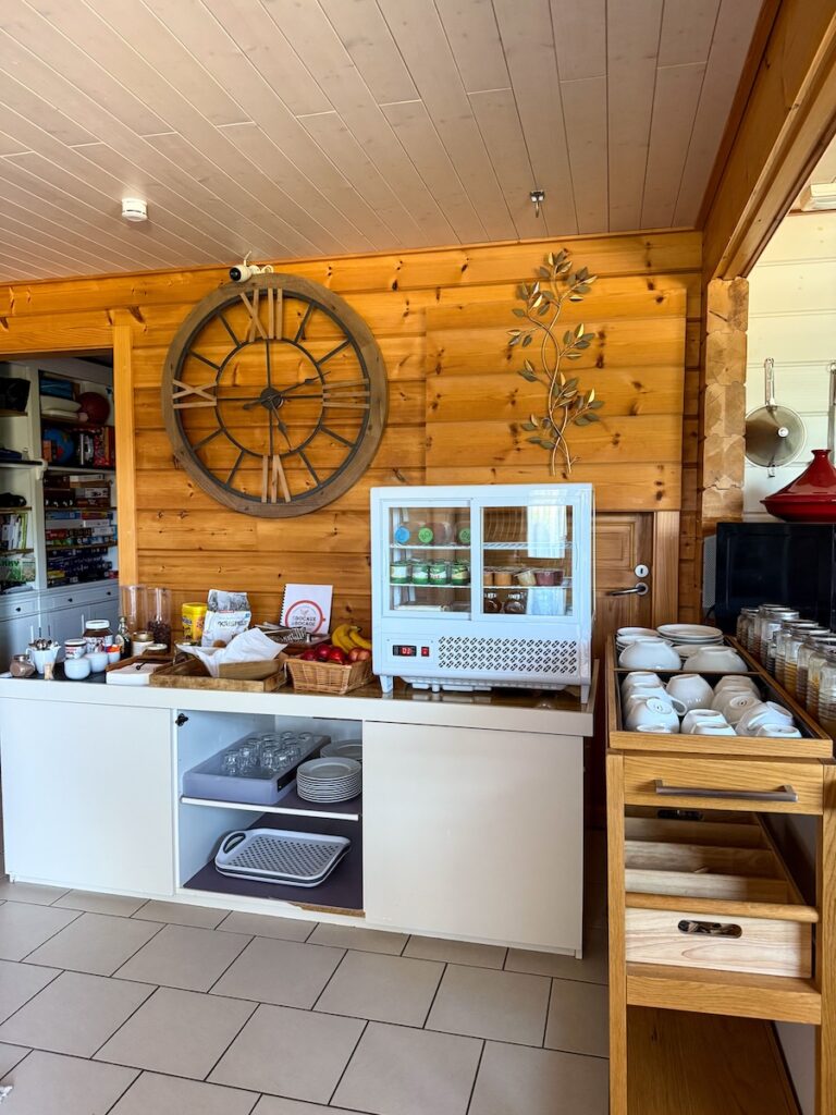 Le buffet du petit déjeuner