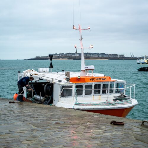 Le Yec Hed Mat, bâteau de Maelan Loyer, pêcheur de La Pêche Dinardaise à Dinard