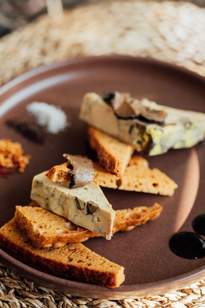 Le Fois gras à la truffe du restaurant Le Petit Pois à Bollène
