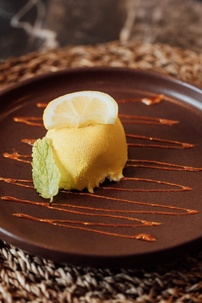 Le citron trompe l'oeil du restaurant Le Petit Pois à Bollène