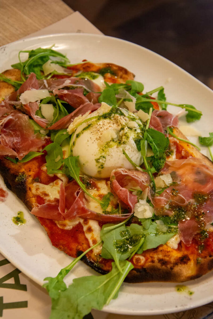 La pinsa du restaurant La Casa à Limoges