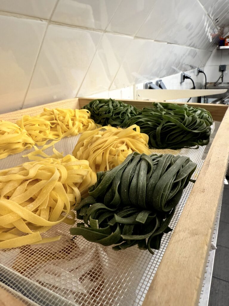 Pâtes fraiches de chez Piu Pasta