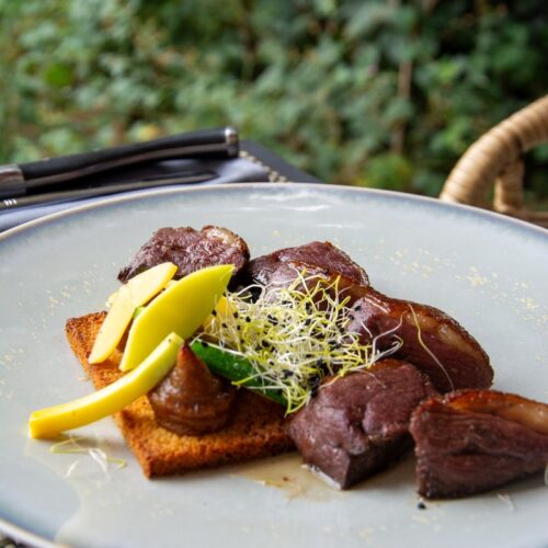 Un plat de la carte du restaurant Le Pont Saint-Étienne à Limoges