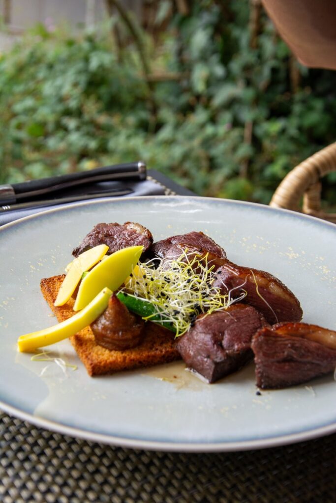 Un plat de la carte du restaurant Le Pont Saint-Étienne à Limoges