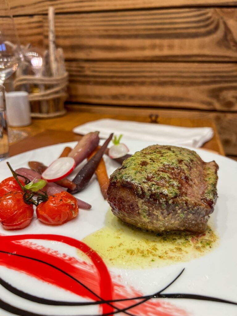 plat viande du restaurant la passion des mets à Panazol