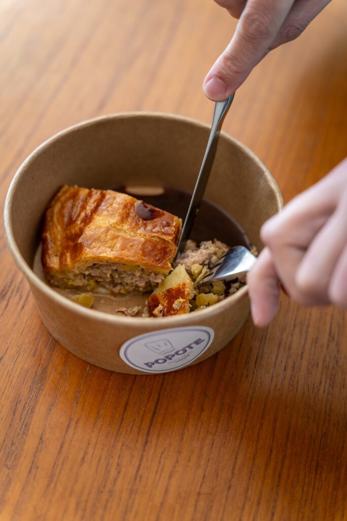 Une pâtisserie préparée par Popote, à Saint-Malo