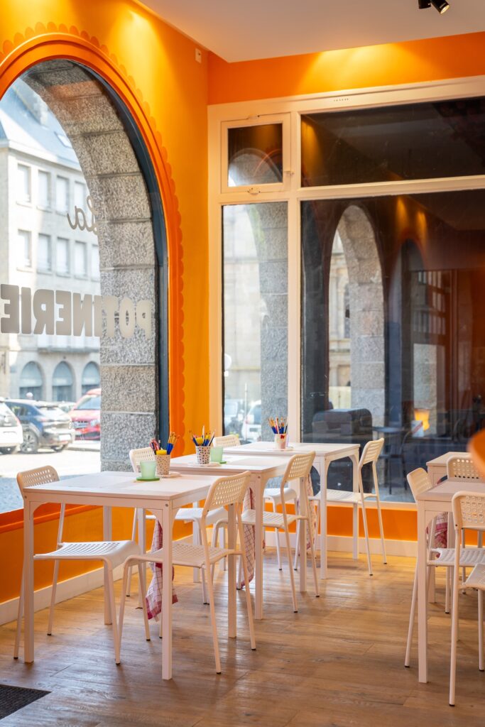 L'intérieur de La Potinerie, à Saint-Malo
