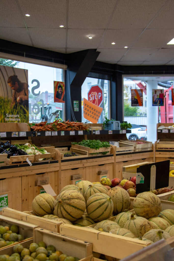 Les fruits et légumes à Saveurs Fermières, coopérative de producteur à Limoges