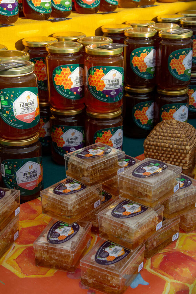 Les produits à base de miel des Ruchers de la Courcelle