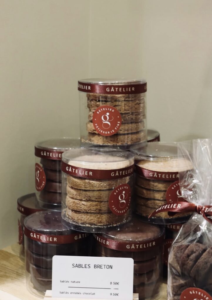 Sablés bretons artisanaux disponibles à la vente chez Gatelier à Saint-Malo