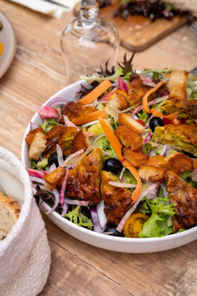 Salade fraîche proposée par le Patio à Évran