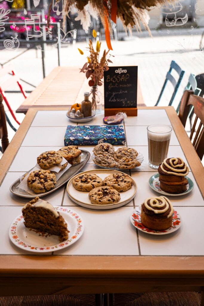 Des patisseries du salon de thé Fika à Angers