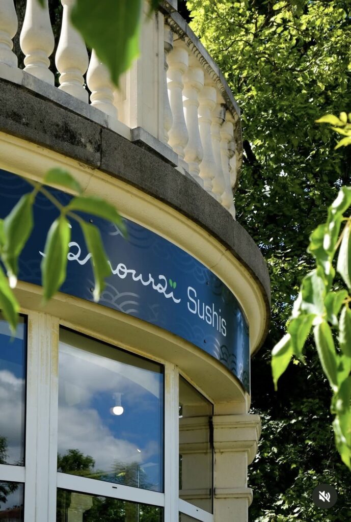 Devanture de Samouraï Sushis à Besançon