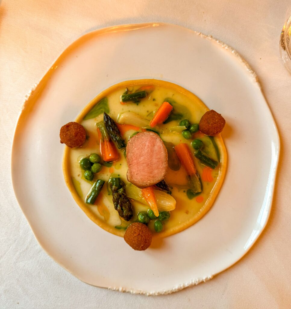 Plat de la Table des Climats à Dijon