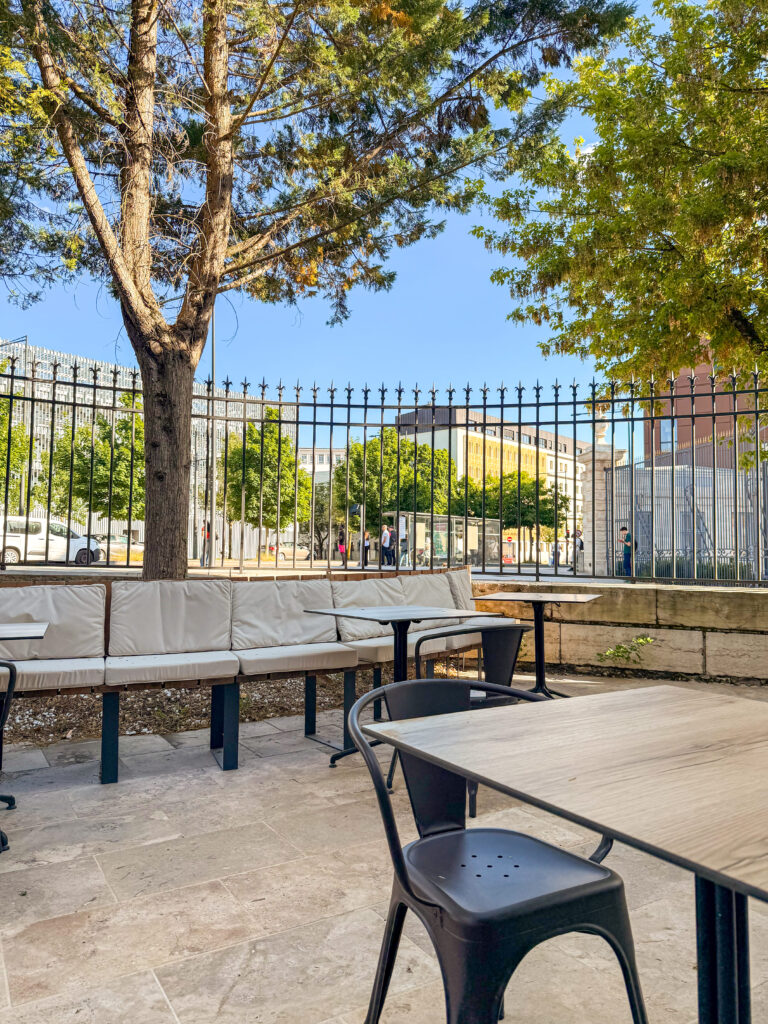Terrasse de la Table des Climats à Dijon
