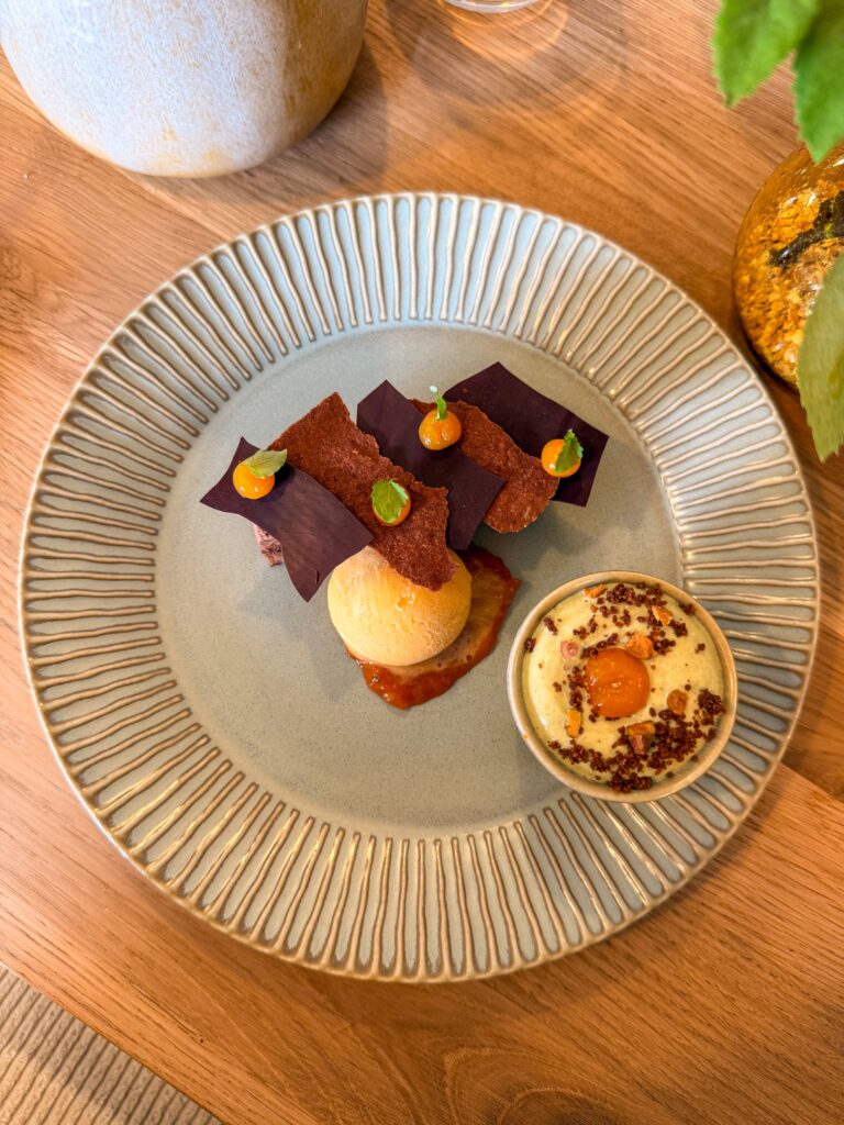 Dessert de la Table d'Eole à Brochon