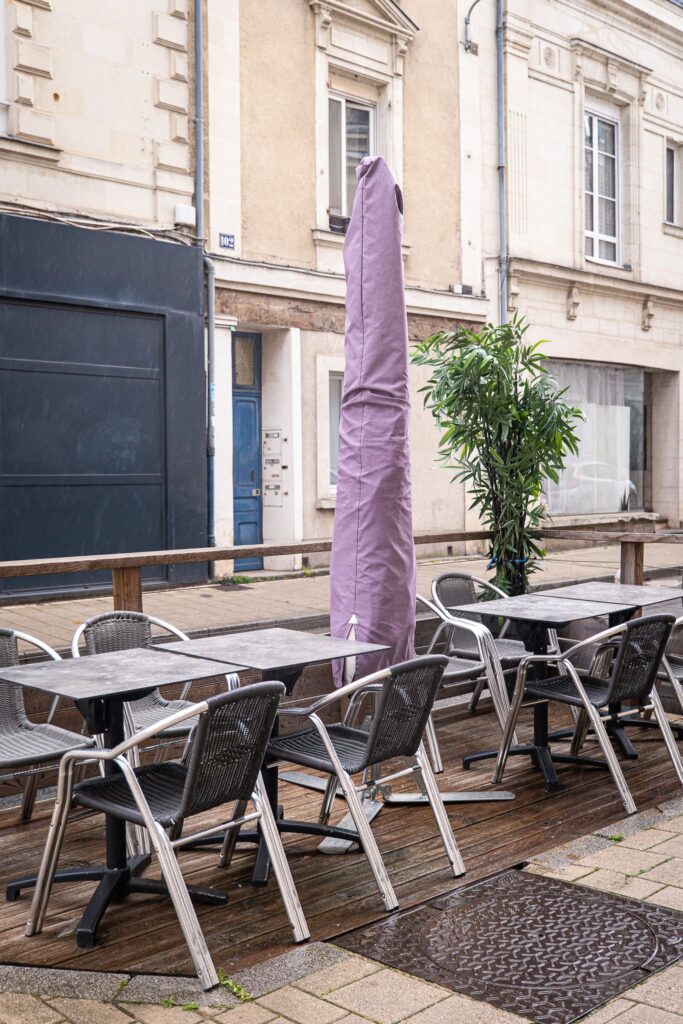La terrasse à Chez Minh à Angers
