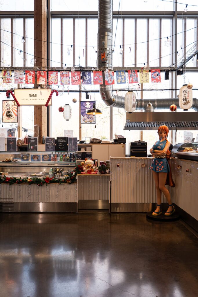 L'intérieur de Nami aux Halles Biltoki à Angers
