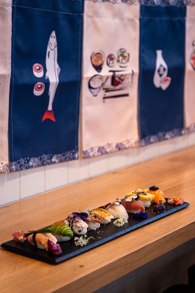 Les sushis de Nami aux Halles Biltoki à Angers