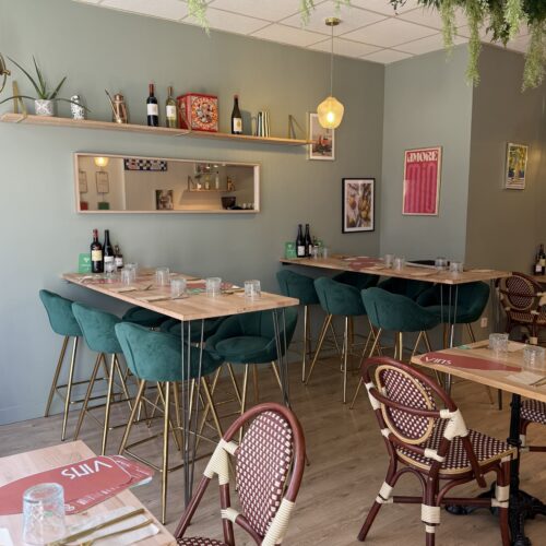 La salle du restaurant Ty Juste à Brest.