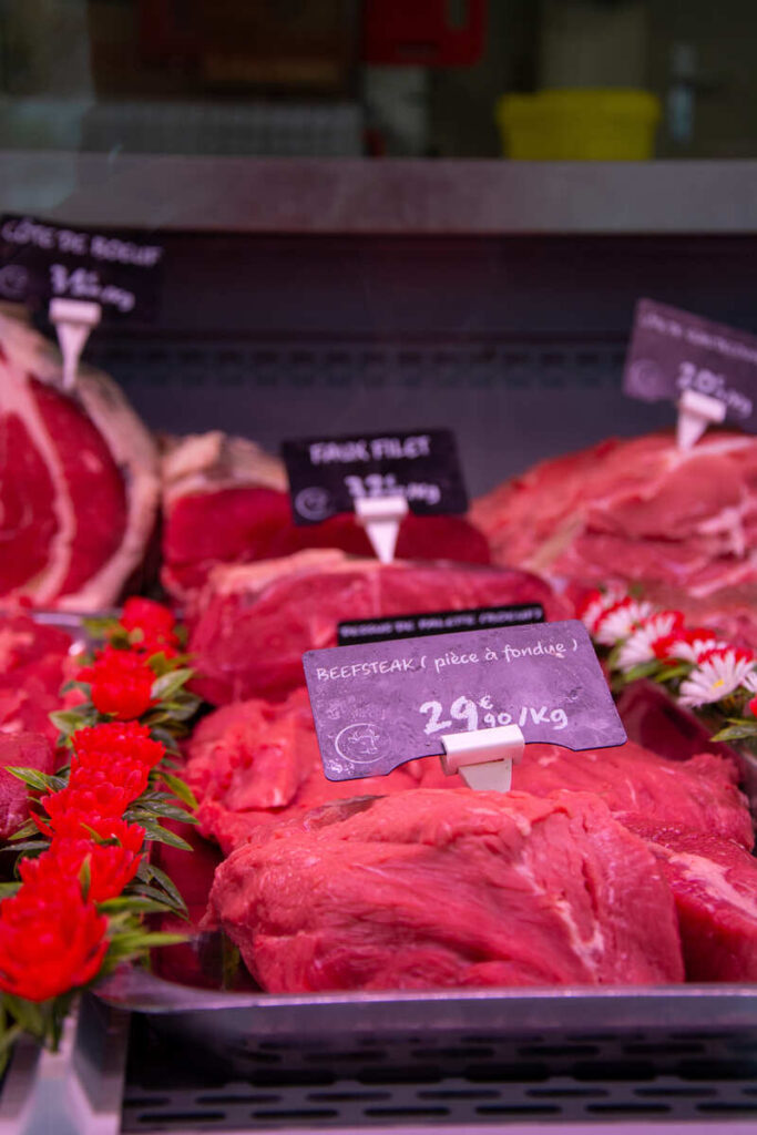 Les viandes sélectionnées par Damien de la boucherie L'Isabelle à Isle