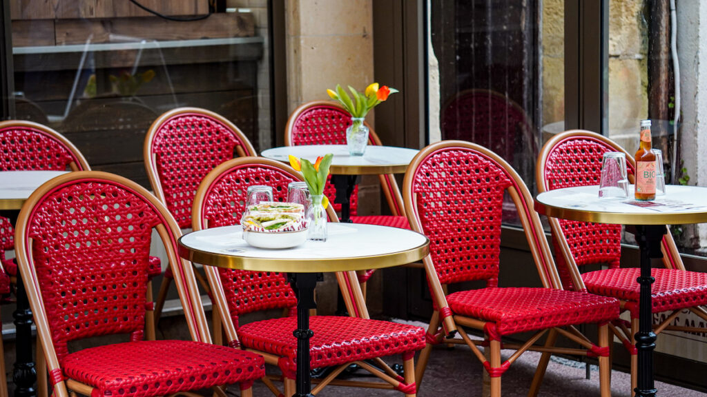 La terrasse de Vita Nova à Caen