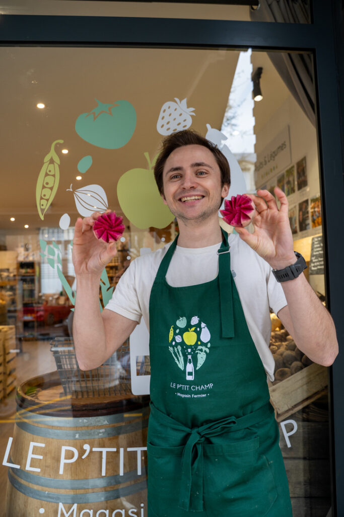 Louis est le fondateur du P'tit Champ à Reims