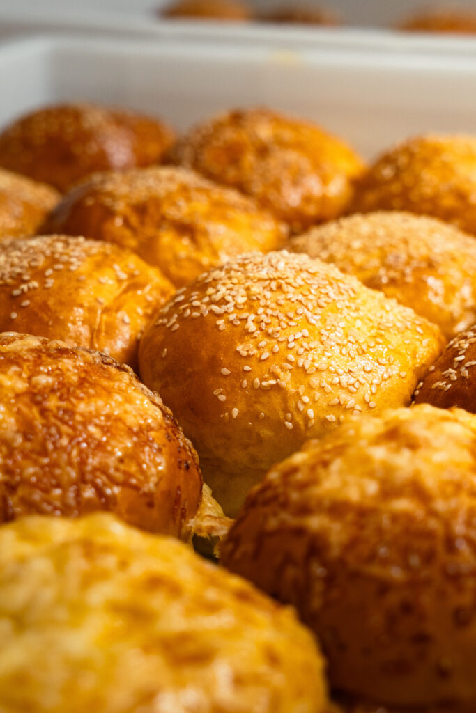 Les pains burger maisons de Ben's Burger à Narbonne