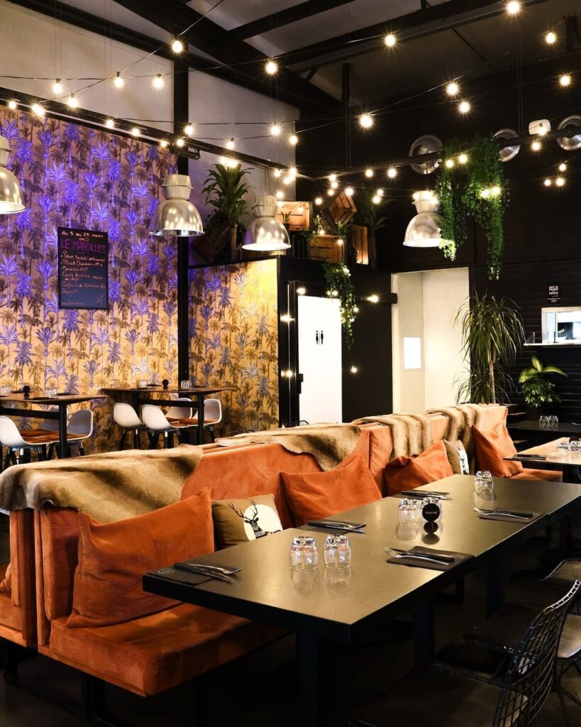 La salle intérieur de La Brasserie du Burger à Perpignan