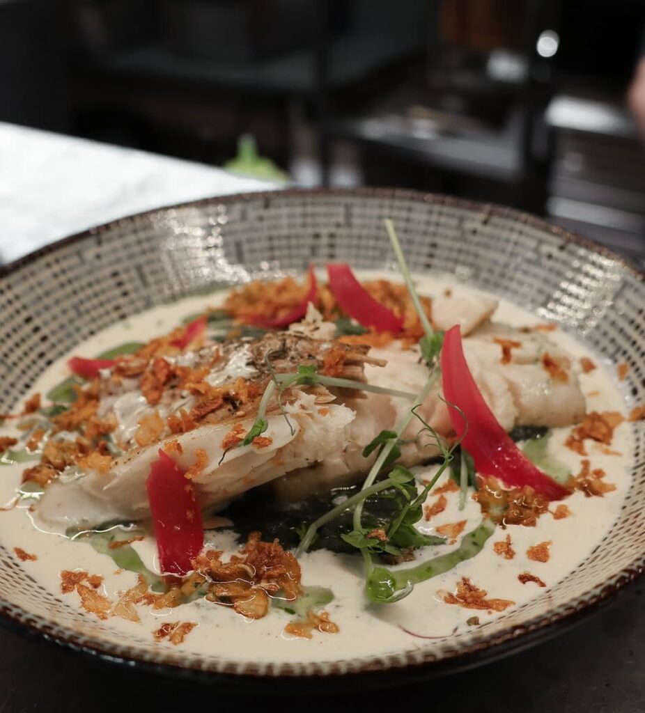 Le poisson à La Brasserie du Village au Soler