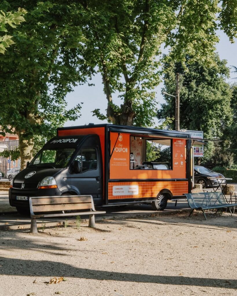 Emplacement d'un foodtruck de type cuisine italienne à Billère, près de Pau