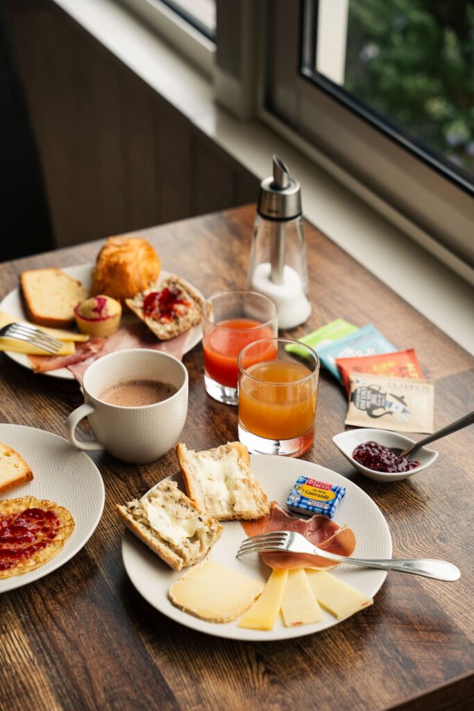 Petit déjeuner de l'hôtel le Saint-Pierre à La Baule