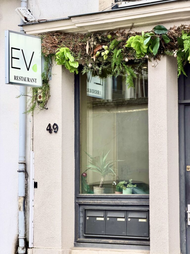 Devanture du restaurant EV