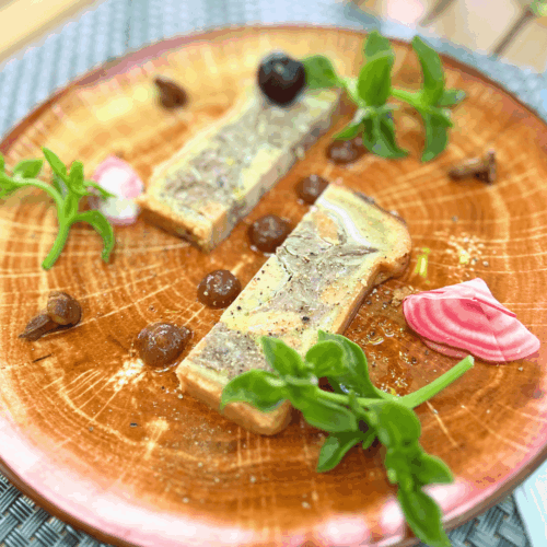 Une assiette de paté en croute - champion du monde de Getaria