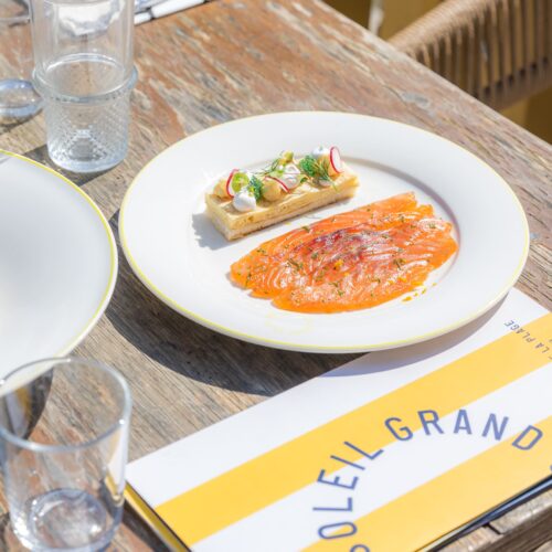 Le gravlax de saumon du Grand Soleil à Gruissan