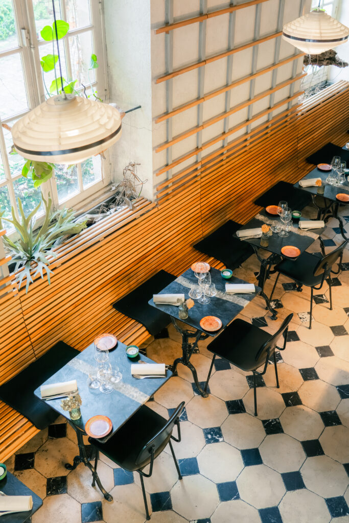 La salle vue du haut