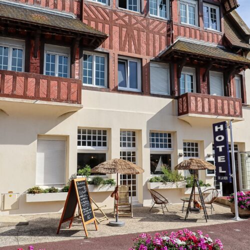 Devanture Hôtel de la Mer à Blonville-sur-Mer