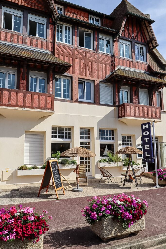 Devanture Hôtel de la Mer à Blonville-sur-Mer