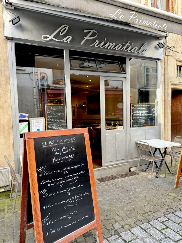 devanture restaurant la primatiale