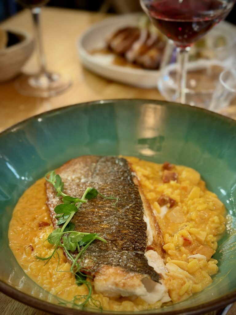 plat du jour : le poisson et son risotto