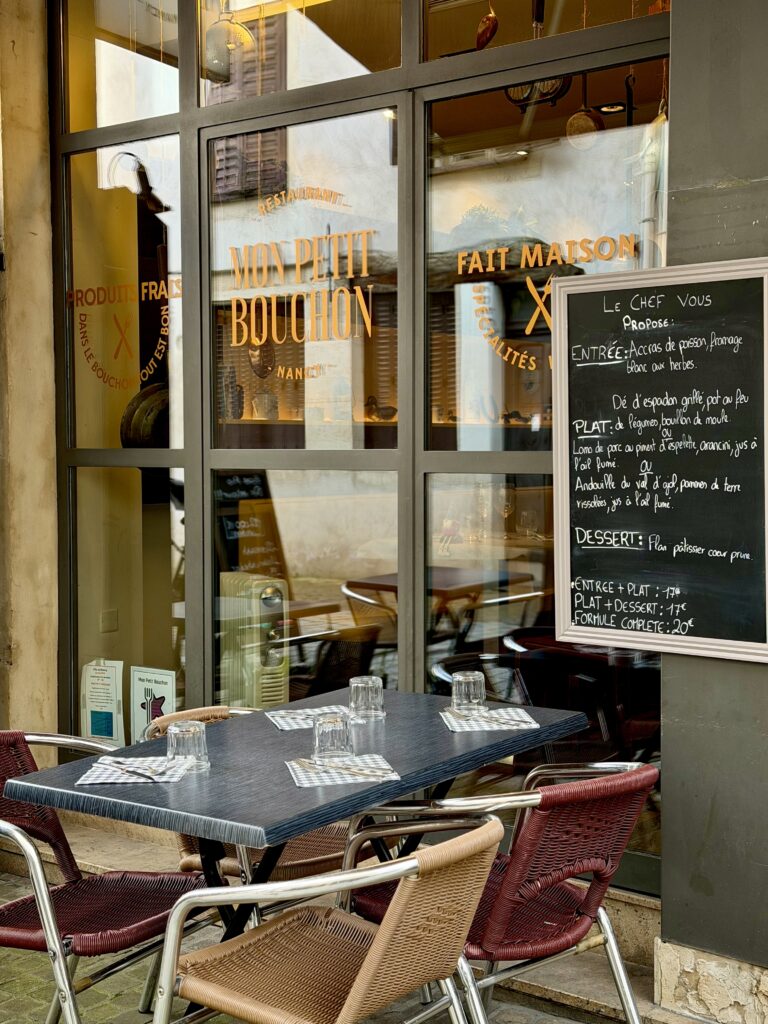 extérieur du restaurant