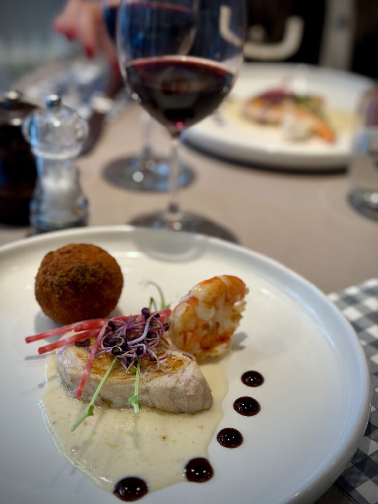 un des plats signatures du chef