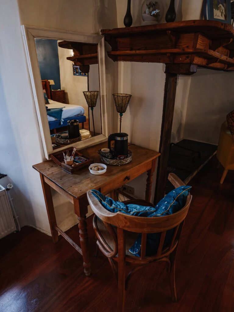 Petit espace beauté d'une auberge dans les montagnes à Arras-en-Lavedan, près de Pau