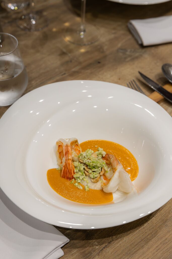 Les gambas de La Table de Jean à Béziers