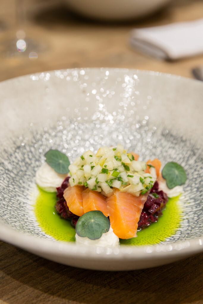 Le gravlax de truite de La Table de Jean à Béziers