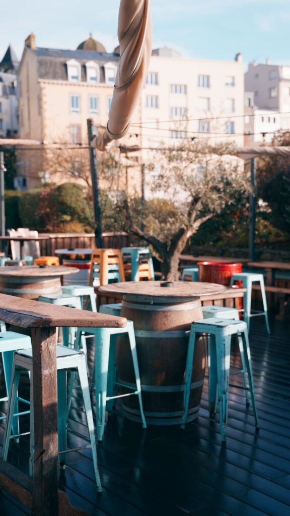 La terrasse du bar restaurant La Cale