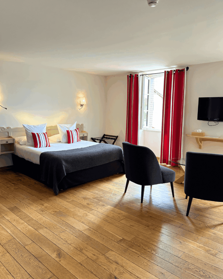 Une chambre spacieuse de Maison Oppoca