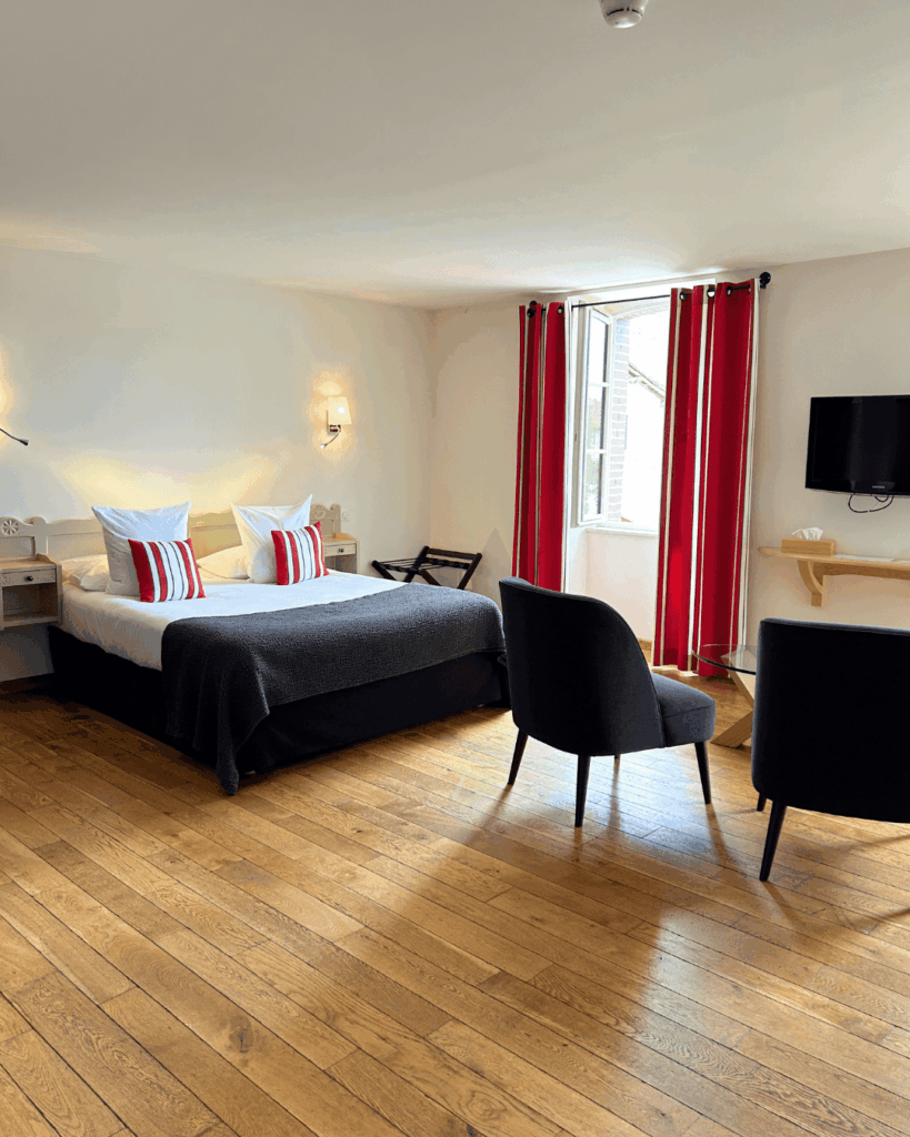 Une chambre spacieuse de Maison Oppoca