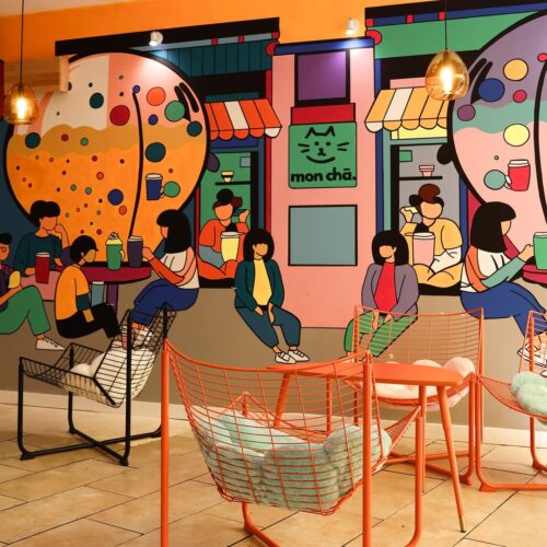 La fresque murale de Mon Chā à Perpignan