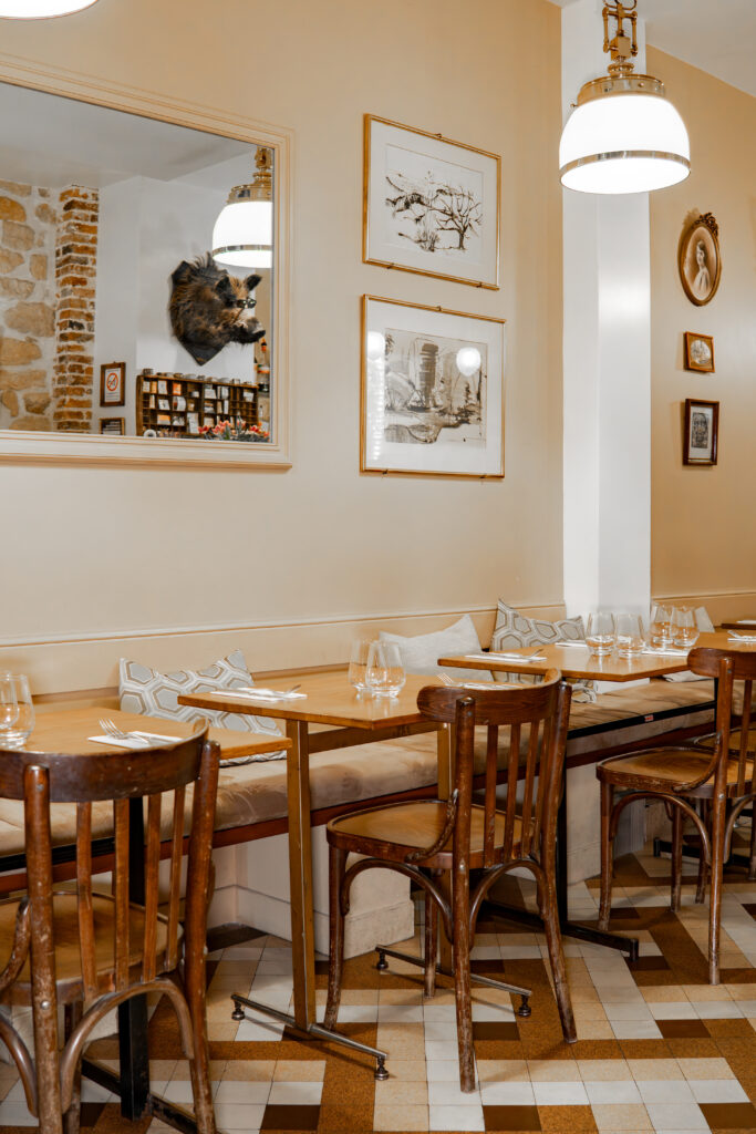 Tables et salle Il Bacaro